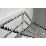 corrimao de aco inox para escada