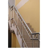 corrimão de inox residencial