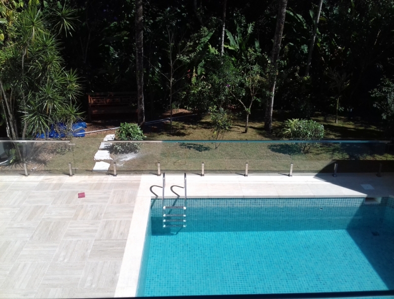 Corrimão de Inox para Piscina Residencial Quatro - Corrimão de Inox para Escada Caracol