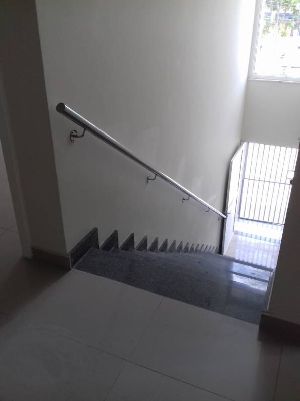 Onde Encontrar Venda de Corrimão de Inox para Parede Alphaville Residencial Plus - Venda de Corrimão de Aço Inox