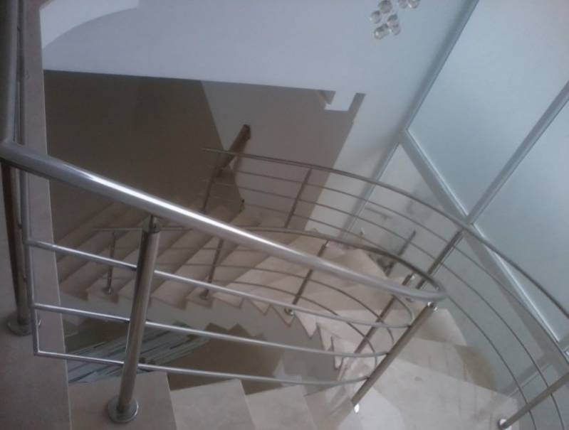 Onde Encontro Venda de Corrimão de Inox para Escada Caracol Jardim São Luiz - Venda de Corrimão de Inox para Escada
