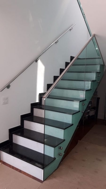 Suporte Corrimão Inox Vila Romana - Suporte para Corrimão de Vidro