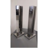 torre de aço inox para guarda corpo Jardim Paulistano