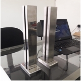 torre de inox para guarda corpo de vidro valores Grajau